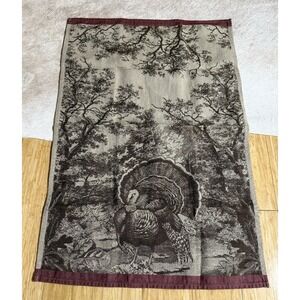 Williams Sonoma Turkey 100% Cotton Cloth Napkins Set‎ of 3 Thanksgiving